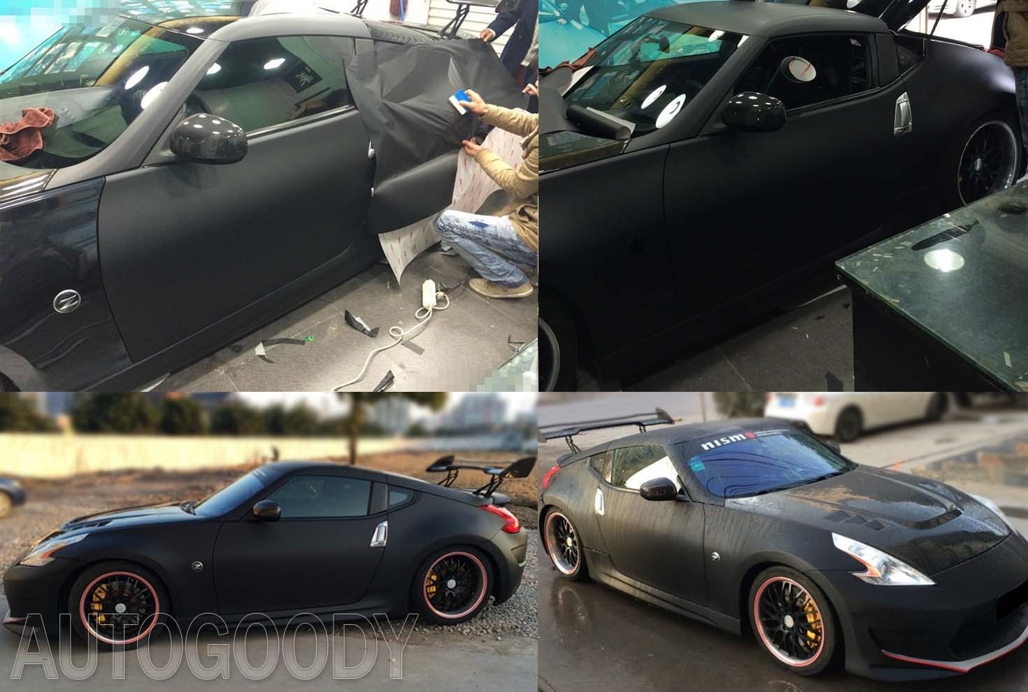 Matte Flat Color Vinyl Film Wrap Sticker Decal Bubble Free Air Release