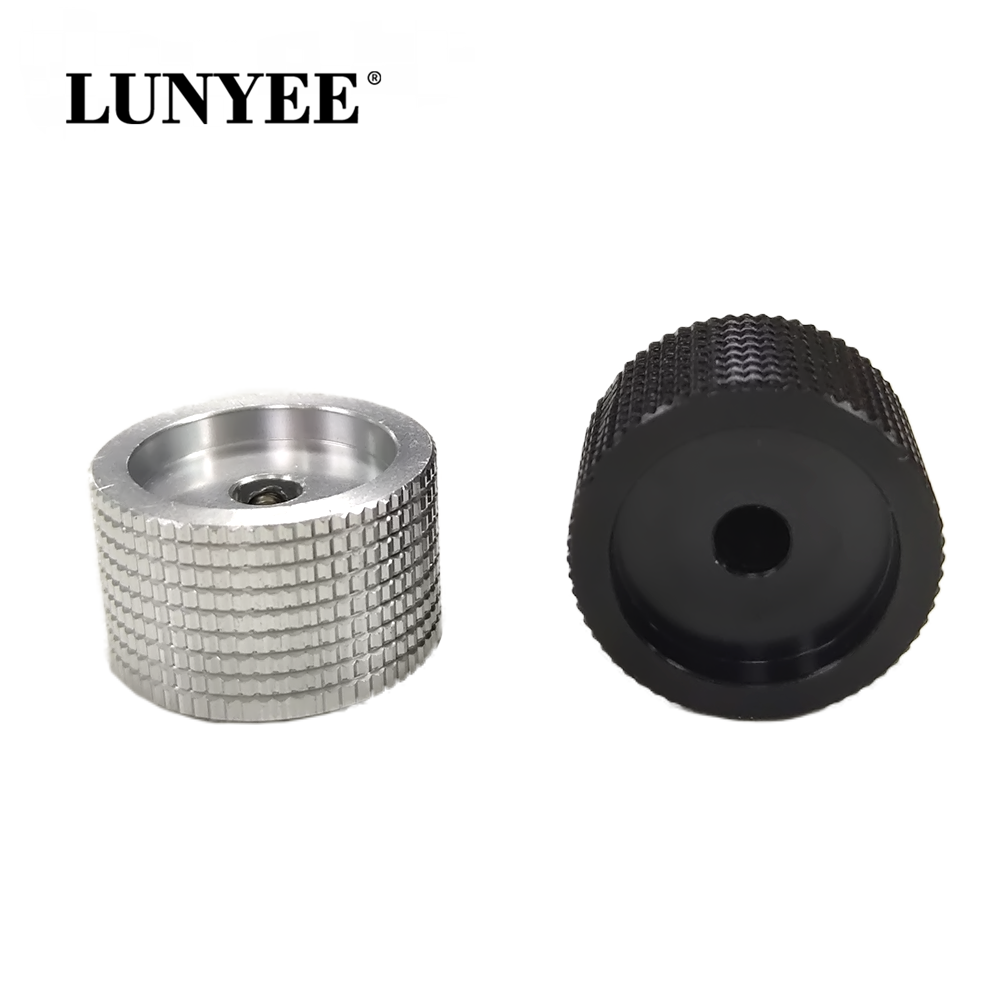 2PC 5mm Potentiometer knobs Caps Knurled Shaft Potentiometer Control Knob