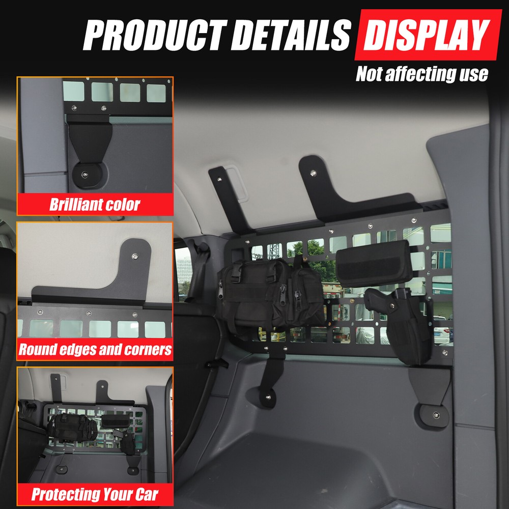 Rear Side Window Molle Storage Flank Panel Cargo Organizer For Ineos Grenadier