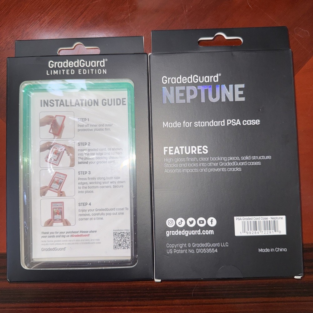 GradedGuard PSA Graded Card Case Guard Protector Neptune Limited Edition!