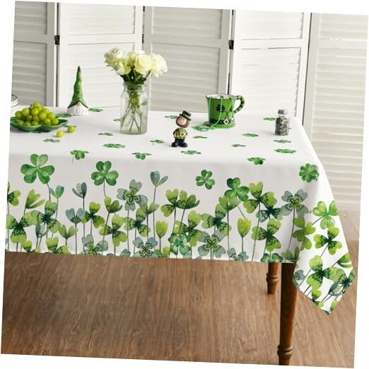 St. Patrick's Day Rectangular Tablecloth 60×120 60" x 120" (Rectangular) Green