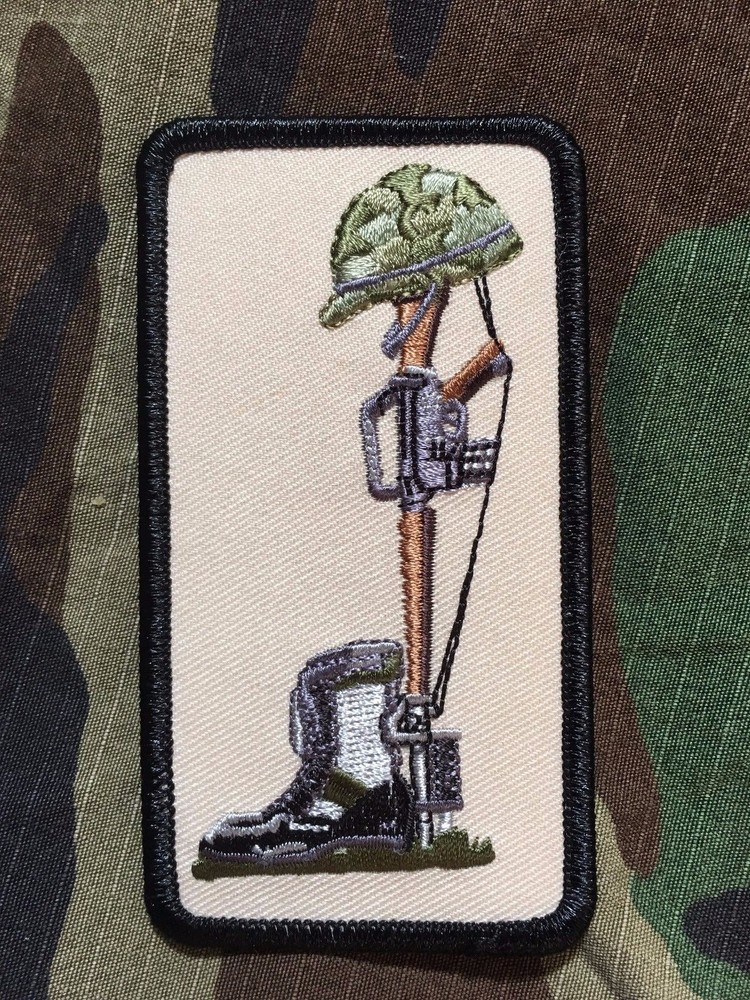 Fallen Troops Memorial Military Patch