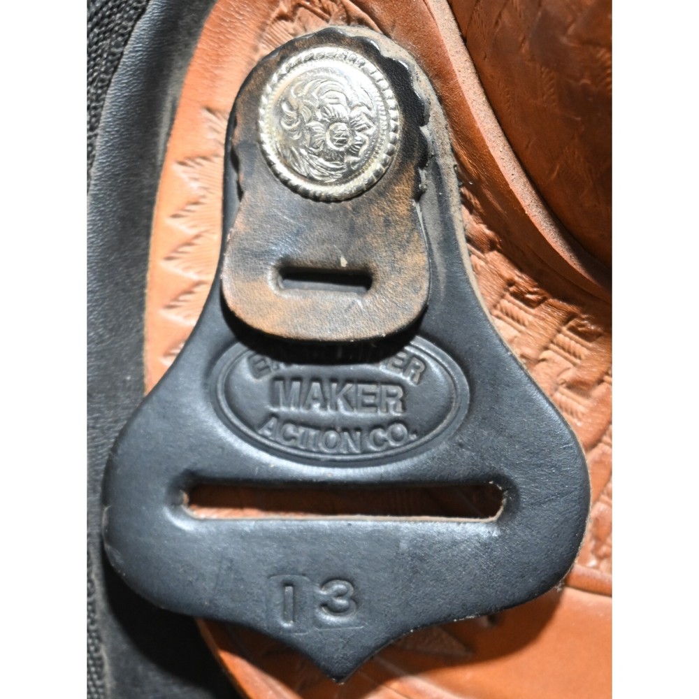 Used 13" Easy Rider Maker Action Co. Trail Saddle Code: C13ERTRAILSYLEA