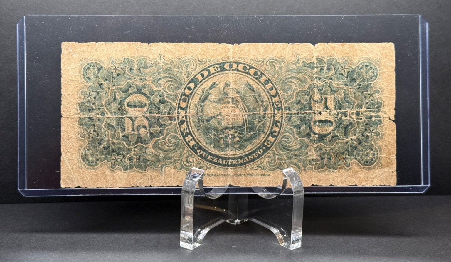 Guatemala - 50 Centavos - 15 Agosto 1900 - Banco Occidente Quezaltenango