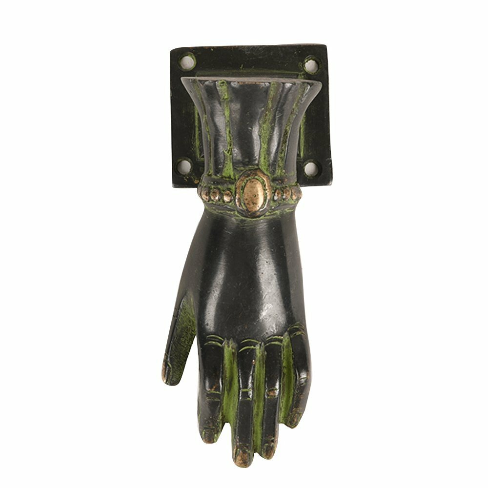 Handmade Brass Hand Shaped Door Knocker