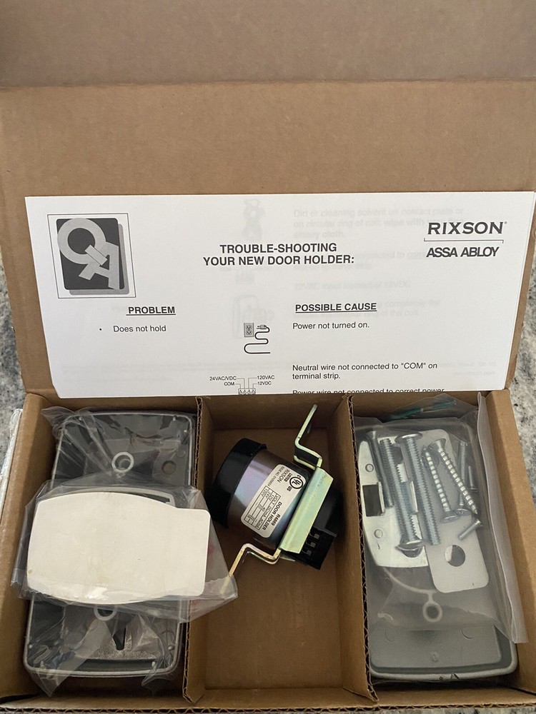 Rixson Assa Abloy 996M Wall Mounted Electromagnetic Door Holder & Release