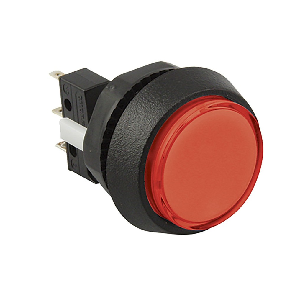 Pushbutton Round Small Illuminated with Microswitch - 75V-0004