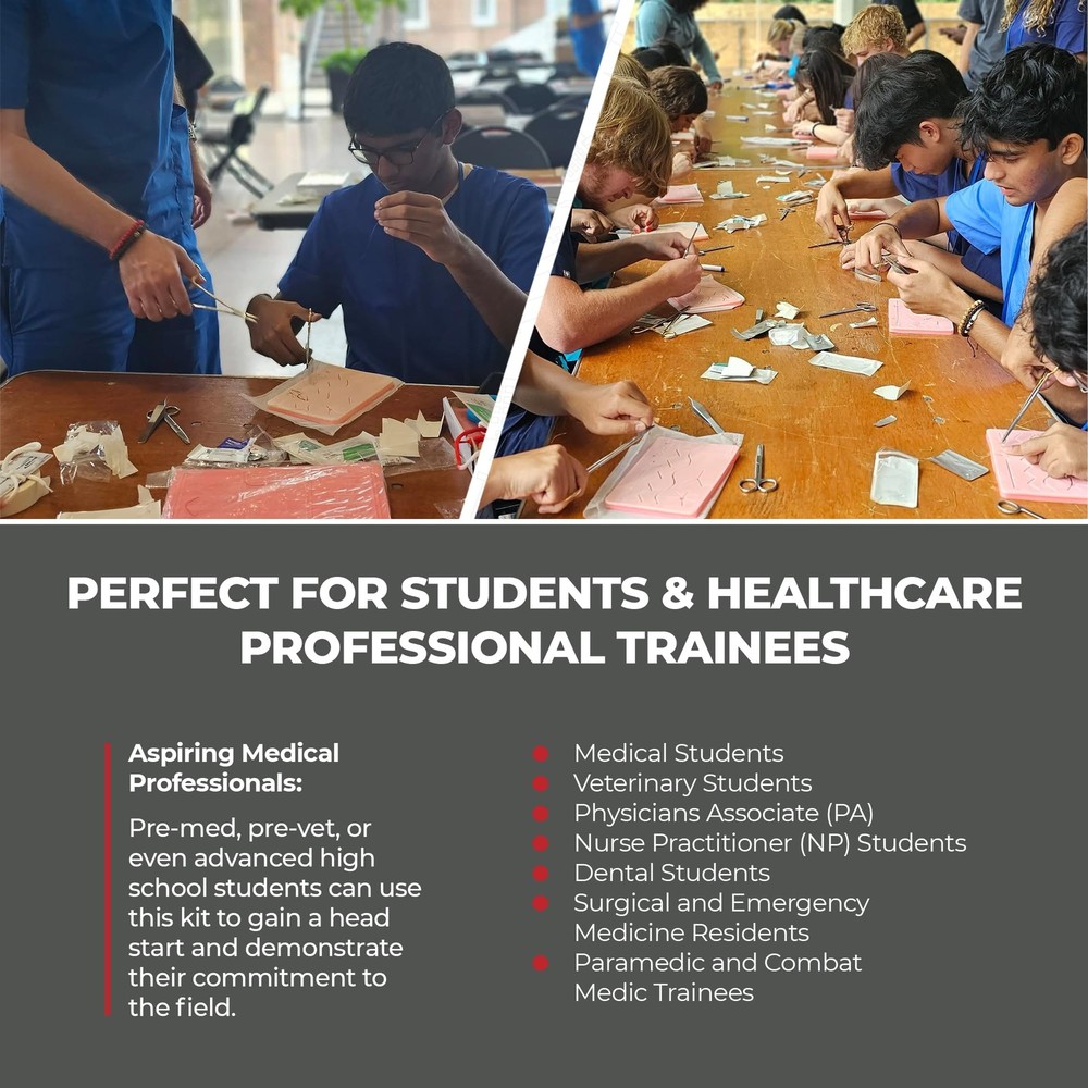 Suture Kit for Students (Left Handed) + Access to The Apprentice Academy's in...