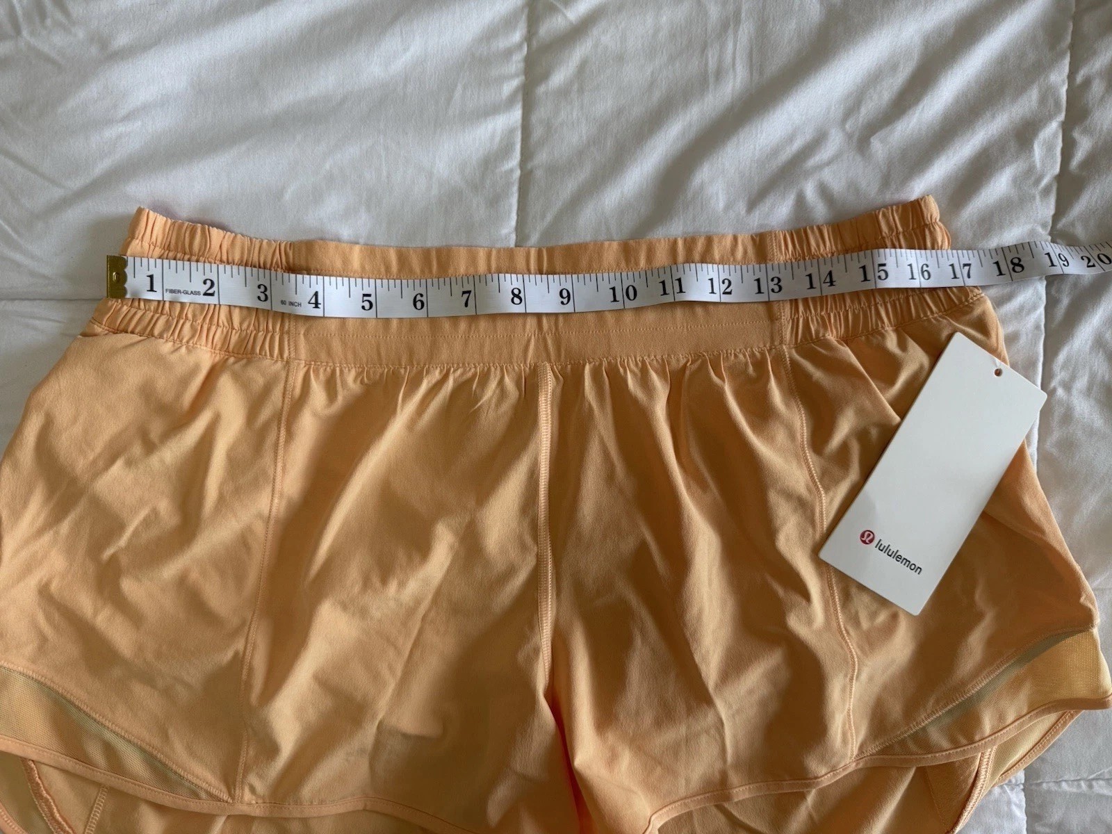 NEW Lululemon Hotty Hot Shorts Size 14 HR High Rise 2.5” Lined Rock Melon NWT