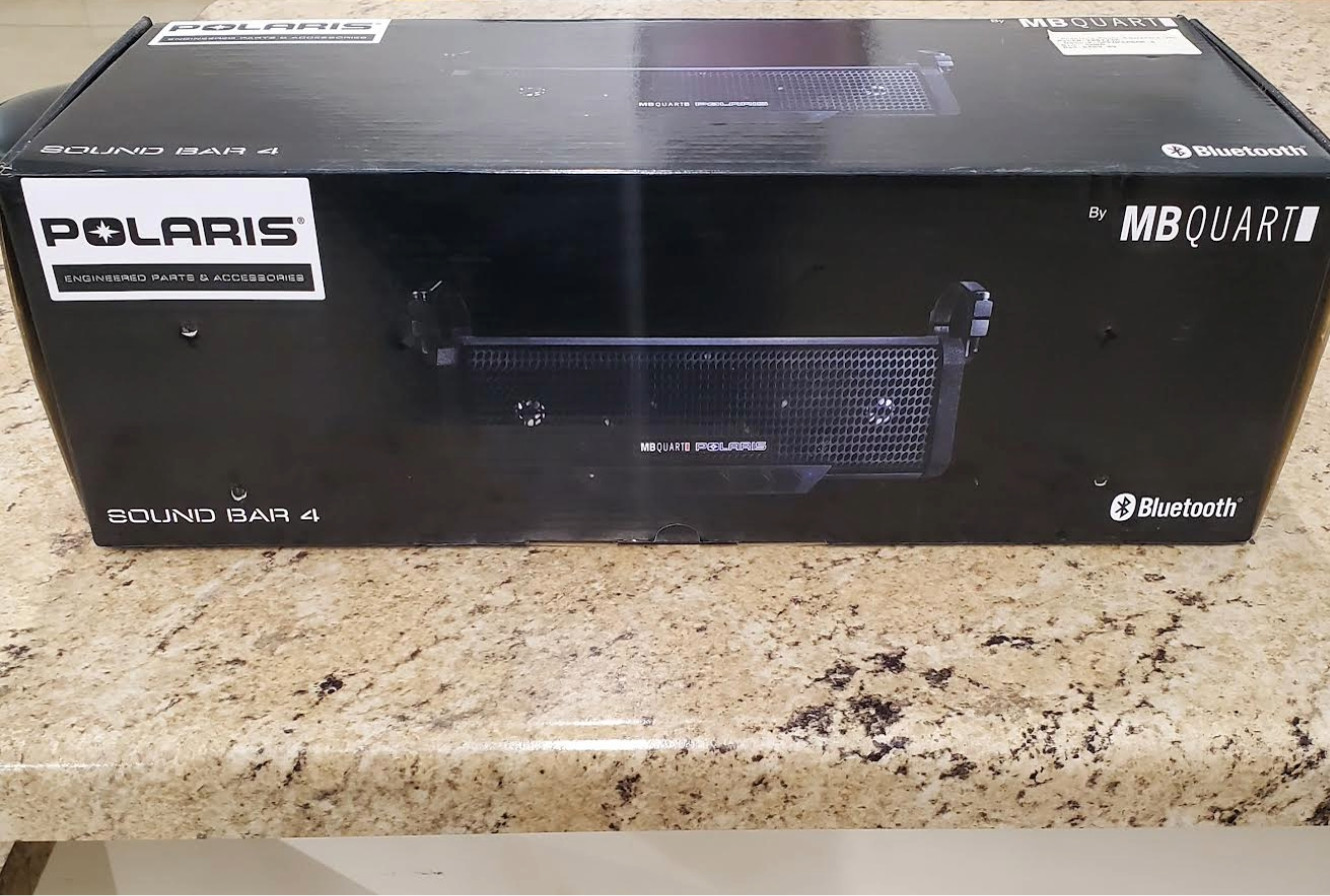 NOS Polaris RZR New OEM, Dual Mid-Range/Mid Bass Sound Bar 4 by MB Quart 2881230