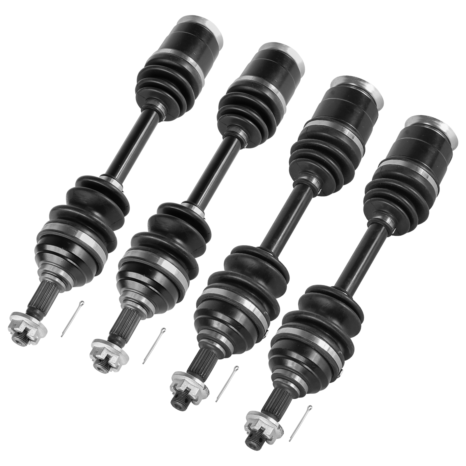 Front Rear Left Right Complete CV Joint Axles for Arctic Cat 300 4X4 1998-2001