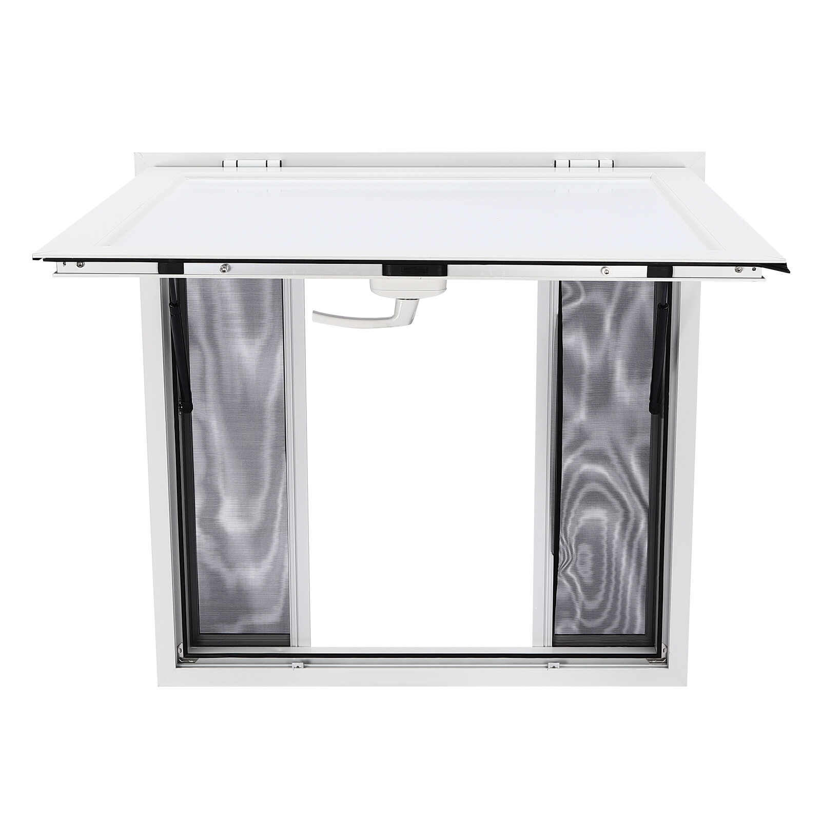 36"L x 36"W Concession Stand Serving Window Food Truck Service Awning w/ Hooks