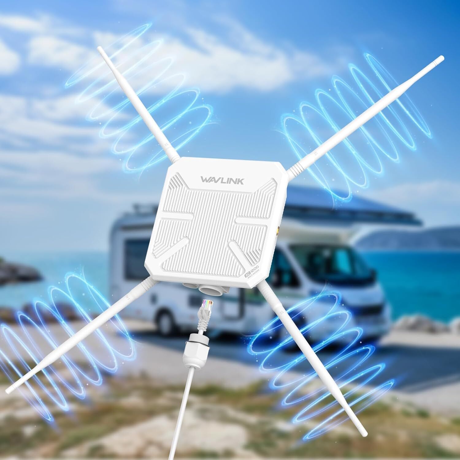 AX3000 WiFi 6 Mesh Extender Outdoor Long Range AX1800 Booster AC1200 Repeater