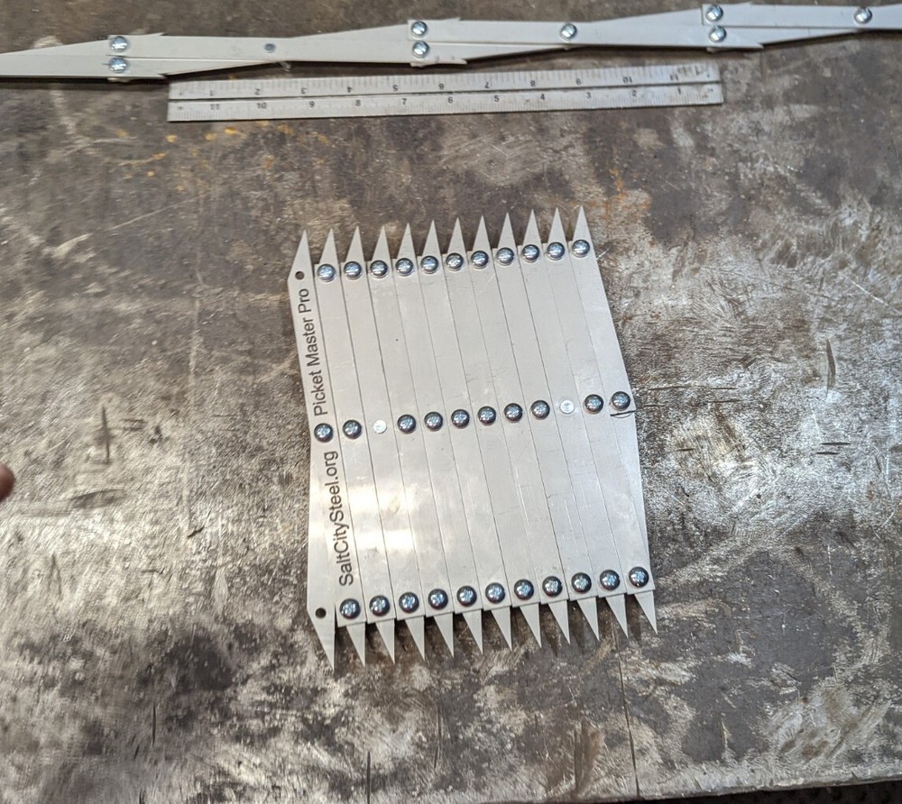 Picket Master Pro 12 point.  Equal spacing layout tool  American Made