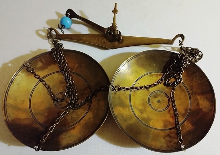 Vintage copper scales
