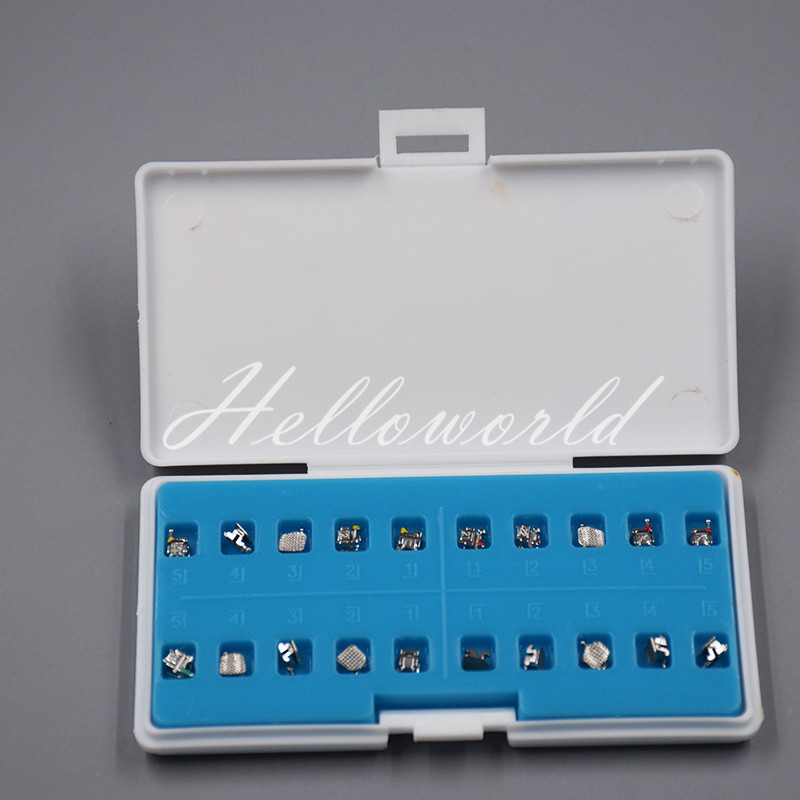 Dental Orthodontic Passive Mini Self-Ligating Brackets Roth 0.022" Hook 345 Tool