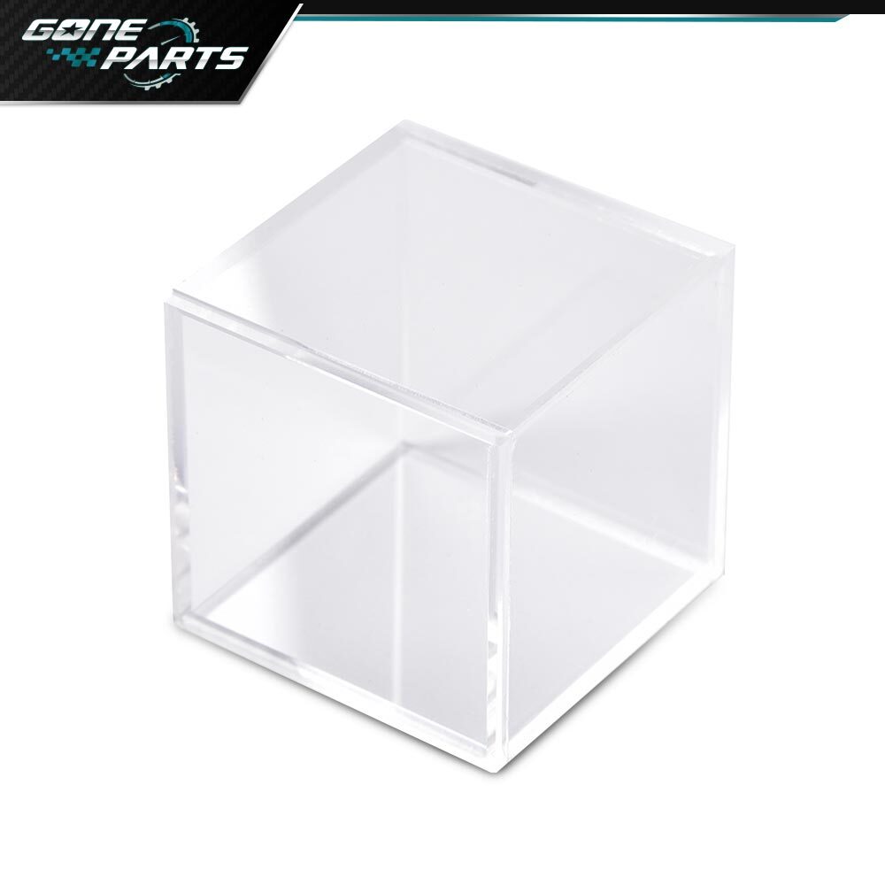 Golf Ball Display Plastic Clear Case Cube Square Stackable Holder Autograph