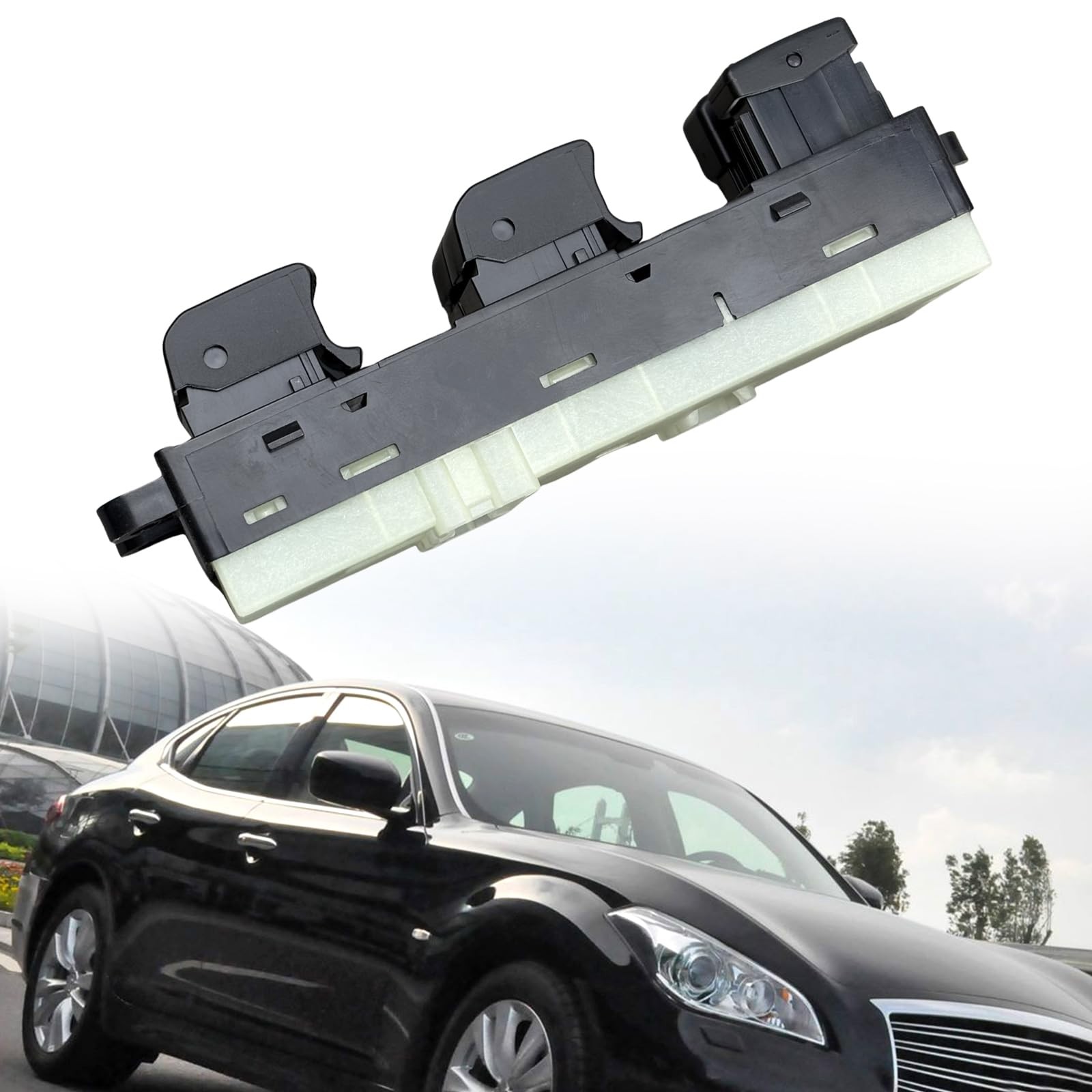 BELGEMAY 25401-EH100 Power Window Switch for 2006-2013 Infiniti M25 M35 Black