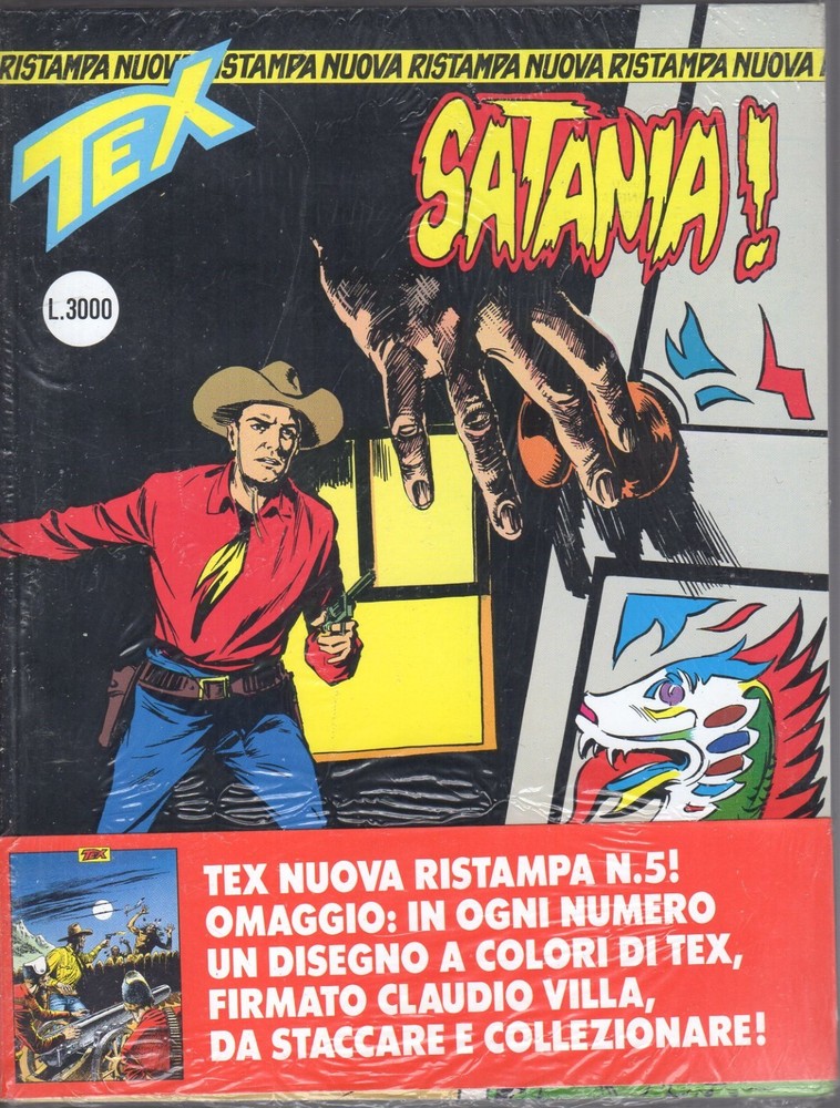 TEX COMIC NEW BONELLI REPRINT NUMBER 5 BLISTERED