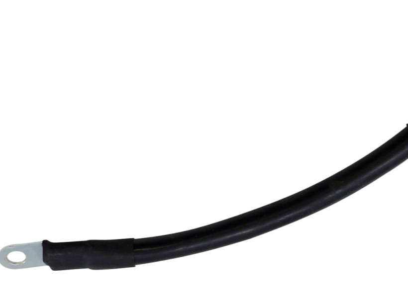 MOTORCYCLE ATV UTV POWERSPORTS BATTERY CABLE 6 GA BLACK 12"