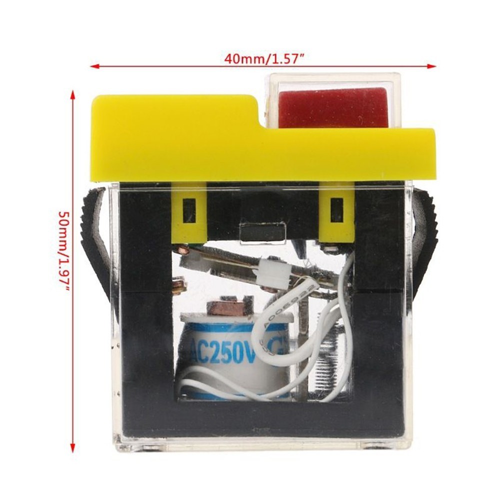 KJD Waterproof Start Button Manual Measurement Package Content Rated Current A