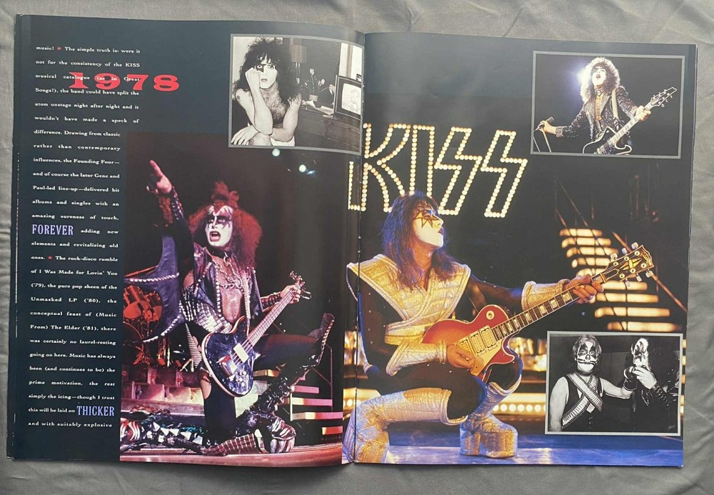 KISS Alive/Worldwide Tour 1996-97 Program featuring the Original members