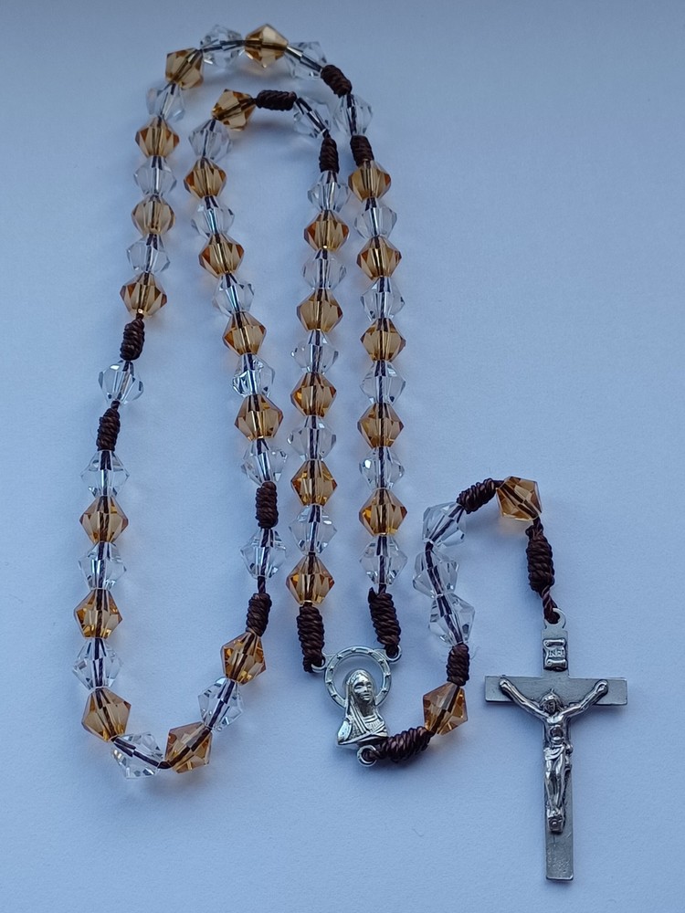 Glass beads Rosary .