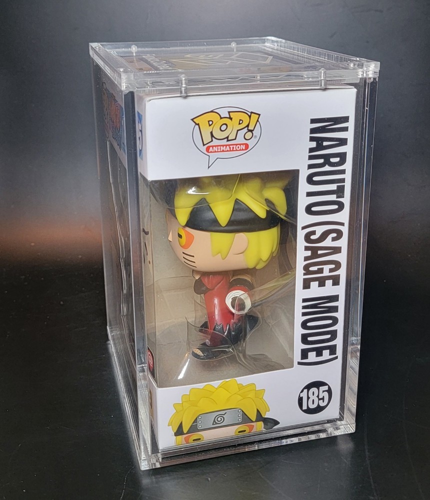 Standard 4" Funko Pop Clear Stackable Hard Case Protector With Magnetic Top