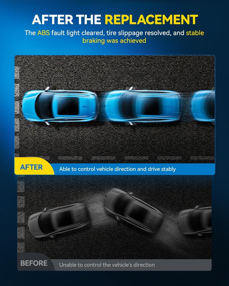 Front ABS Wheel Speed Sensor Replacement for 20072012 Mazda CX7, CX9