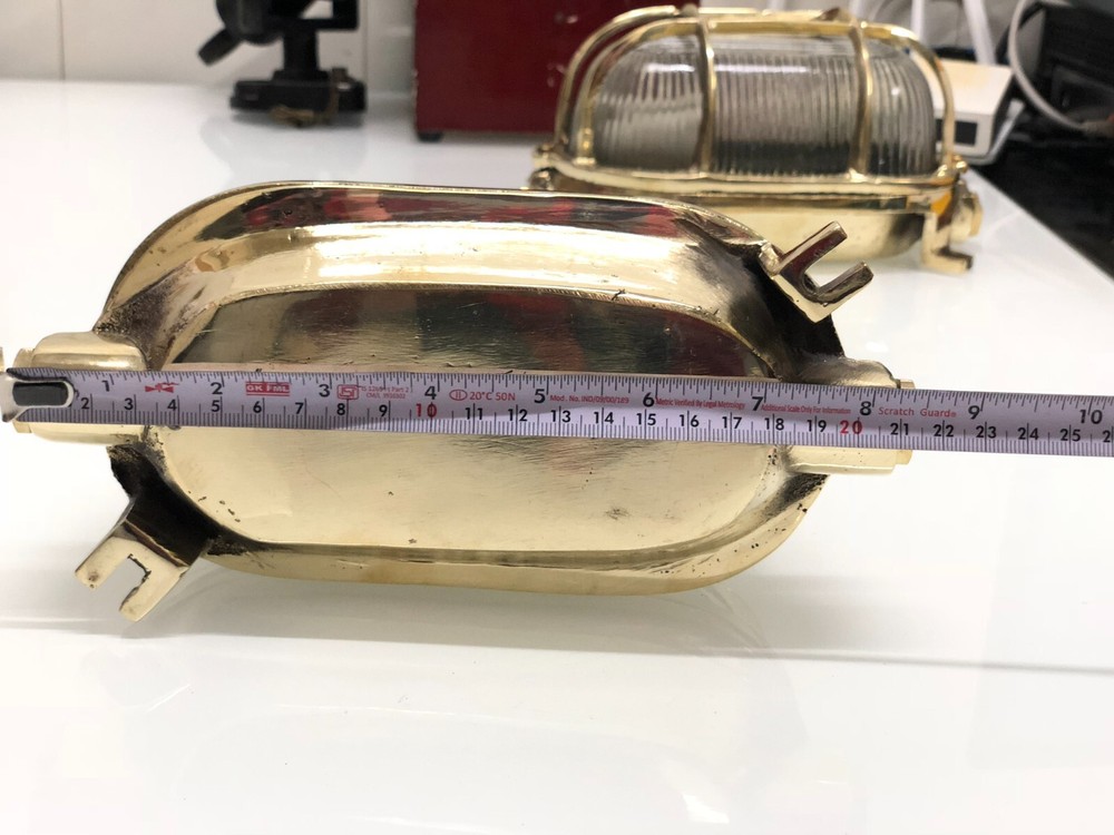 Nautical Marine Solid Brass Cover Lights – Ceiling & Wall Mount Design Fixture
