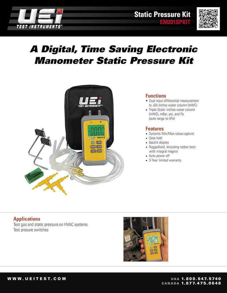 Em201Spkit Static Pressure Kit