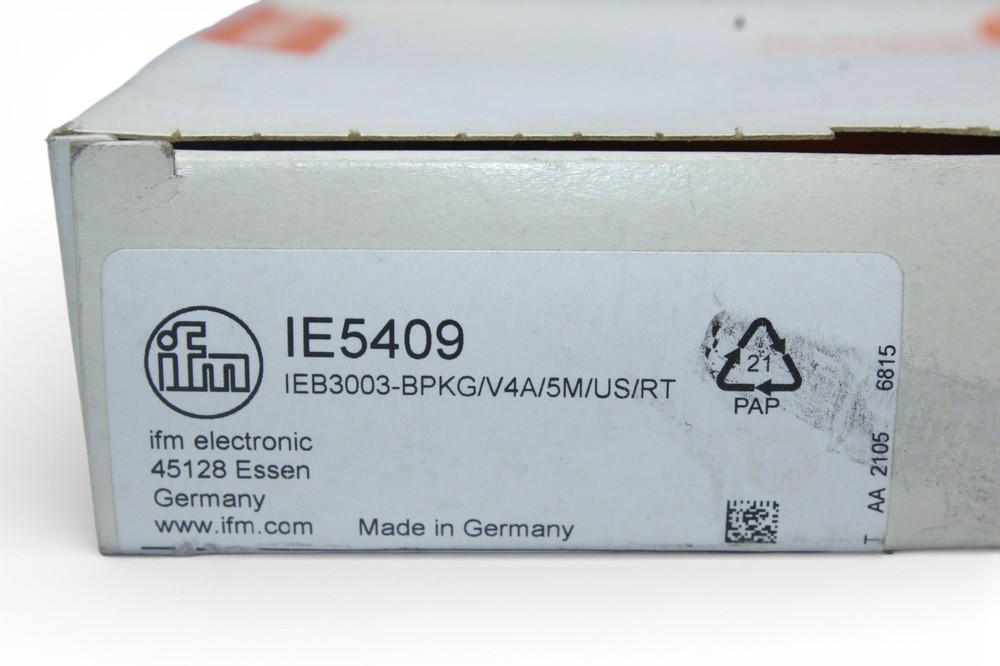 IFM IE5409 INDUCTIVE SENSOR IEB3003-BPKG/US