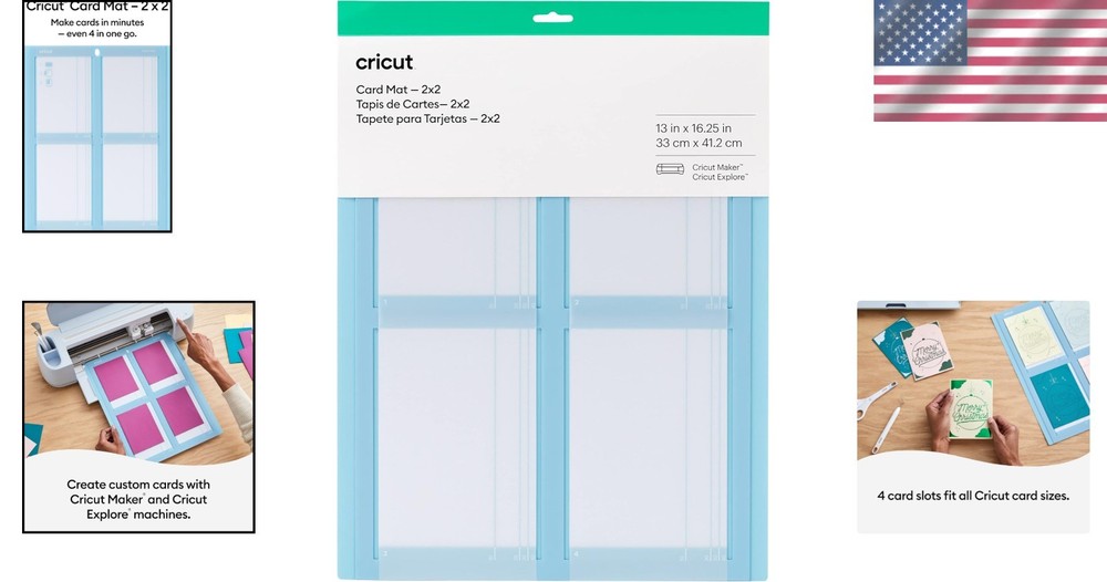4-in-1 Card Mat for Quick Custom Cards - Compatible with Explore & Maker
