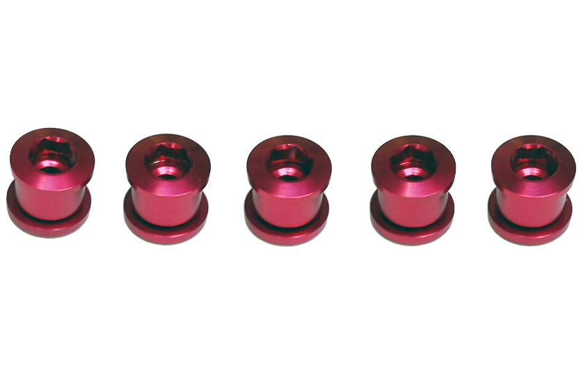 OMNI Racer WORLDS LIGHTEST Crankset Chainring Bolts Fit Dura Ace Ultegra BMX RED