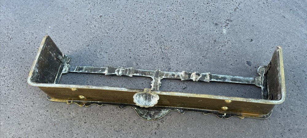 Victorian Brass Fireplace