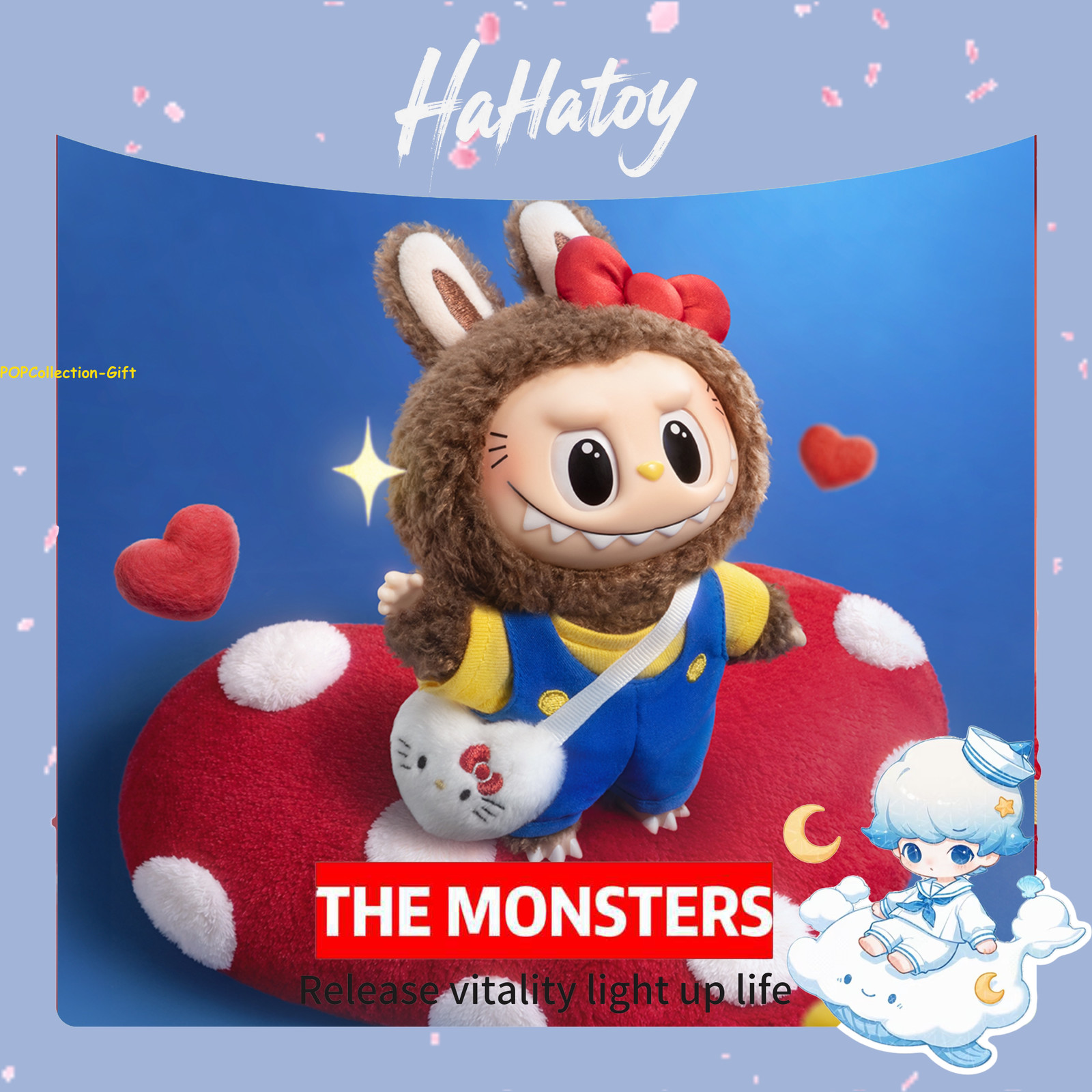 POP MART The Monsters X Sanrio Characters Series Confirmed set 6pcs Basic Figure