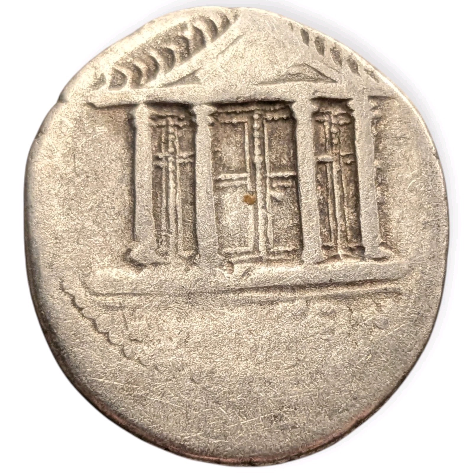 M Volteius M f AR Denarius 78BC Temple of Jupiter Capitolinus Roman Republic 11D