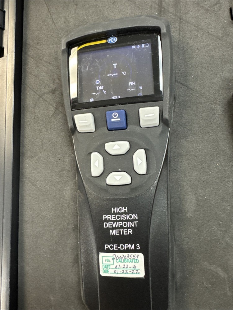 PCE DPM 3 HIGH PRECISION DEWPOINT METER W/ PROBE