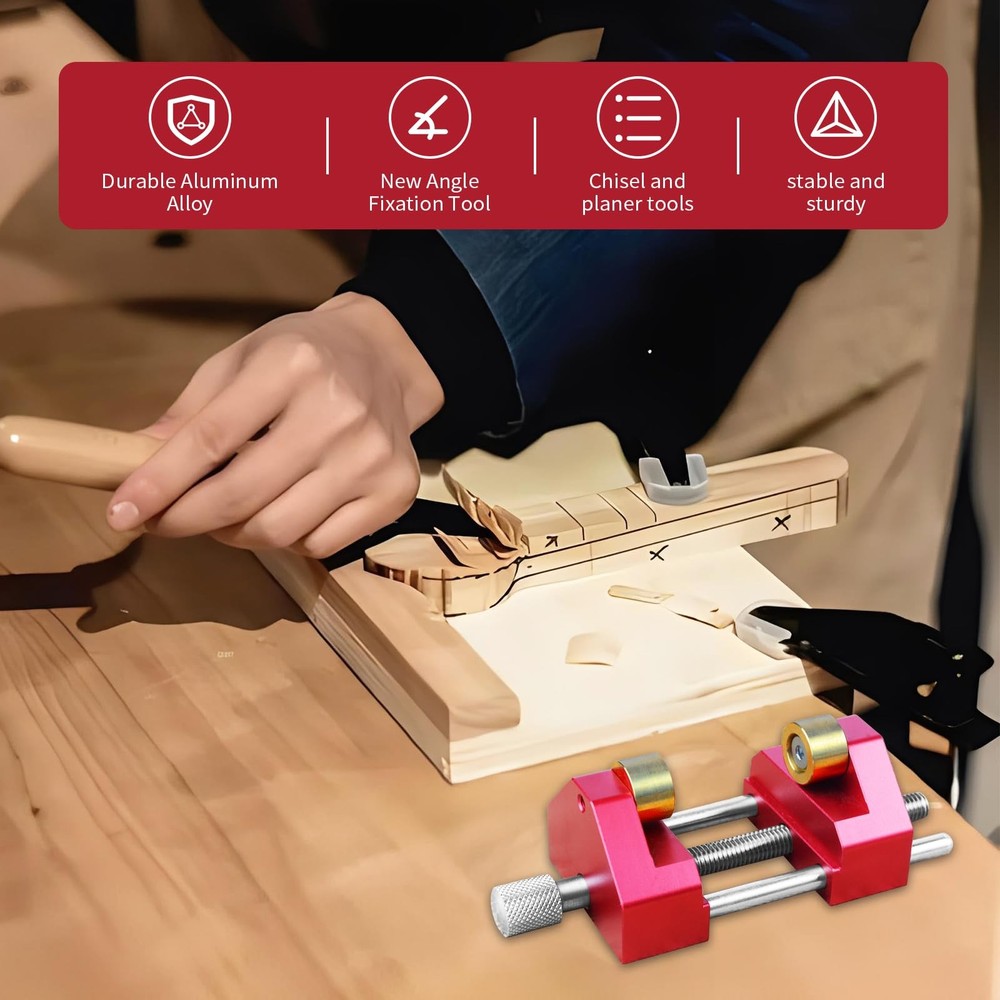 Wood Chisel Honing Guide System – Roller Sharpening Kit for Precise Angle Contro
