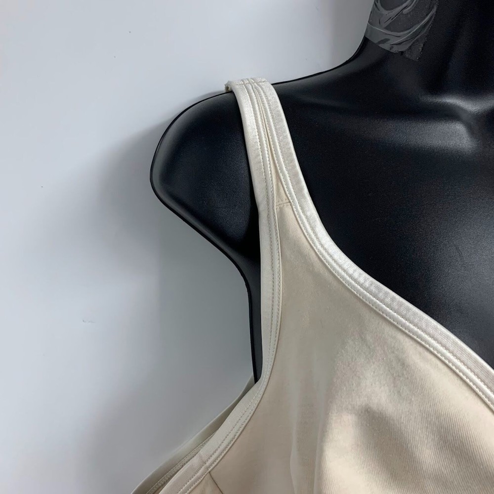 Cacique Women's Nude Unlined Adjustable Strap Full Coverage Bra Size 46D