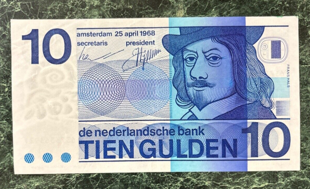 1968 10 guldens frans hals