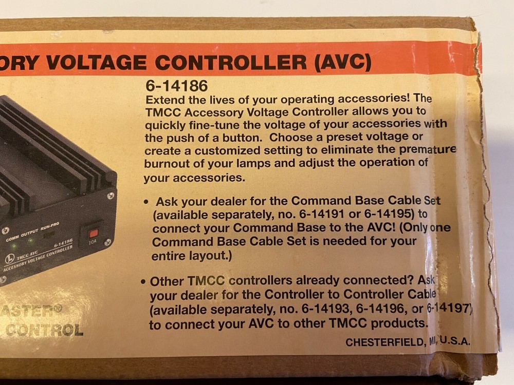 Lionel 6-14186 TMCC Accessory Voltage Controller