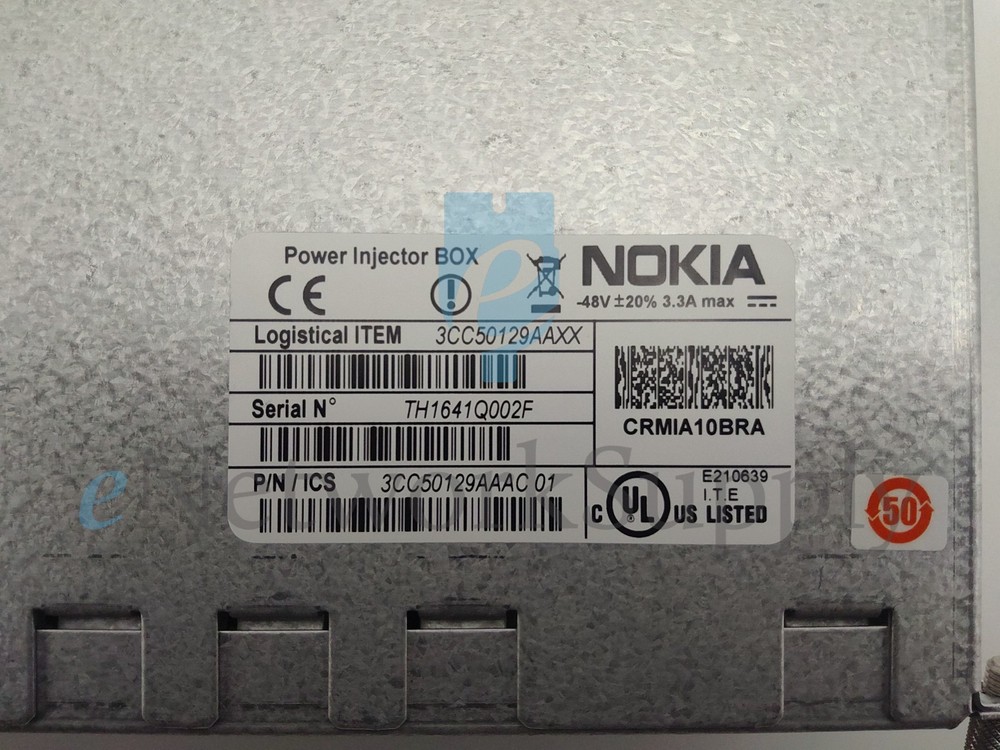 ALCATEL-LUCENT TECHNOLOGIES 3CC50129AA01 CRMIA10BRA DC INJECTOR BOX