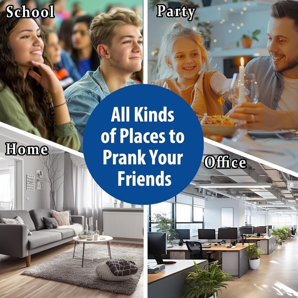 Ultimate 6-Pc Noise Maker Prank Kit for Endless Office Laughter & Fun
