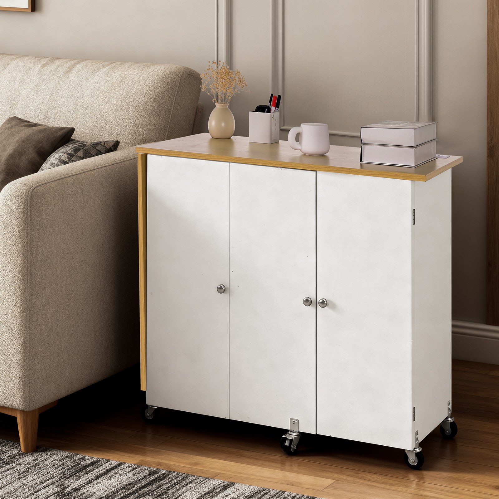 VEVOR Folding Sewing Table Multipurpose Sewing Machine Table Charging Station