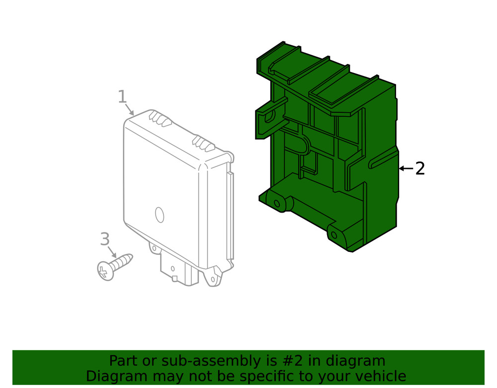Genuine Ford Blind Spot Detection System Warning Sensor Bracket GB5Z-14D189-C