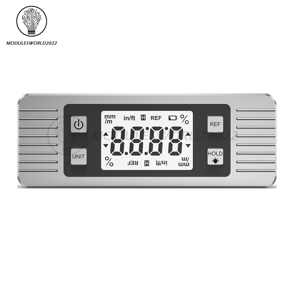 Digital Protractor Angle Finder Inclinometer 4*90° Magnets Level angle slope