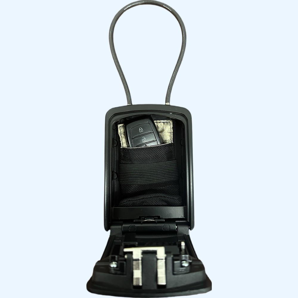 🇺🇸 Extra Large Key Lock Box With Faraday Bag For Turo Hosts.