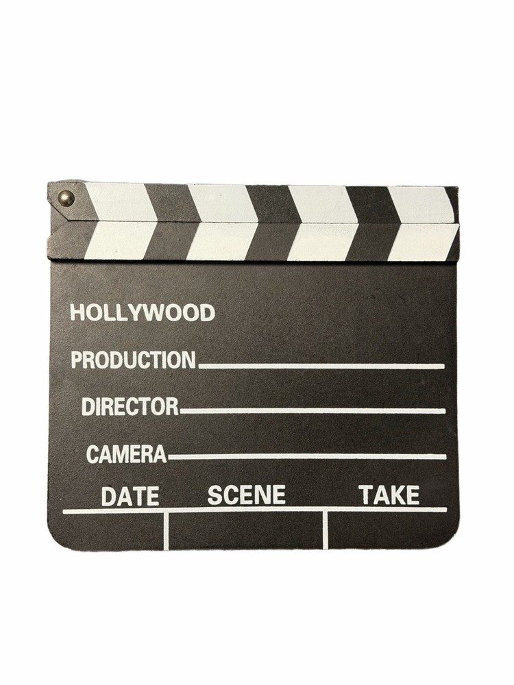 hollywood clapperboard blackboard