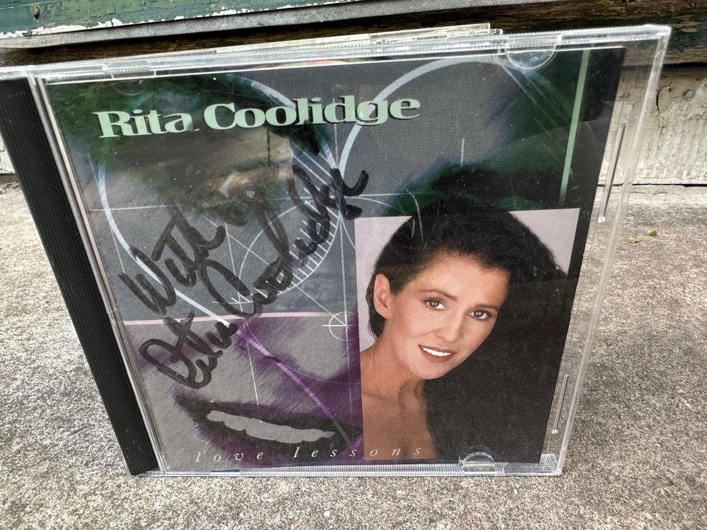 SIGNED AUTOGRAPH With Love Rita Coolidge Love Lessons CD Compact Disc